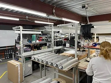 Череповецкая Энергетическая Компания. Производство LED-светильников CHECK, сборочный участок